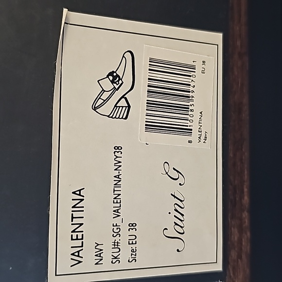 Saint G Navy Blue Leather Loafers (38/7.5) - Picture 6 of 6